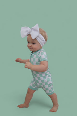 MINT CHECKERS DREAM SHORTIE