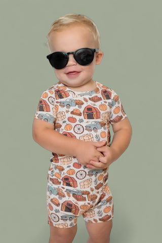 HAYRIDE AND HARVEST DREAM SHORT SET