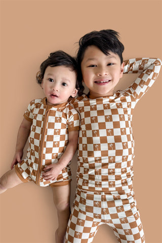EXCLUSIVE SANDY BEACH CHECKERS DREAM SHORTIE