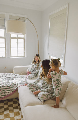 ROSIE'S MEADOW STRIPES DREAM RUFFLE SHORT SET