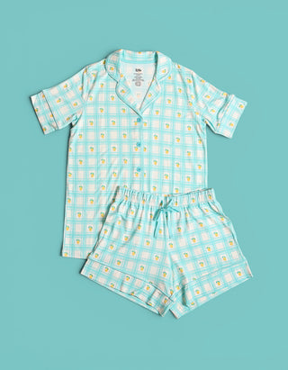 CITRUS GINGHAM WOMEN’S DREAM SHORT SET