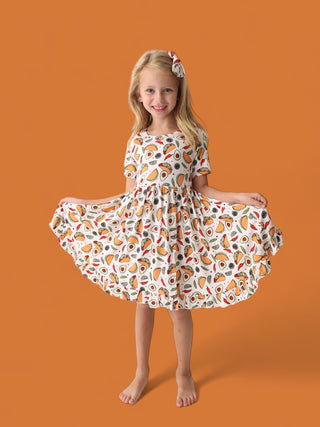 EXCLUSIVE TACO TUESDAY DREAM RUFFLE DRESS