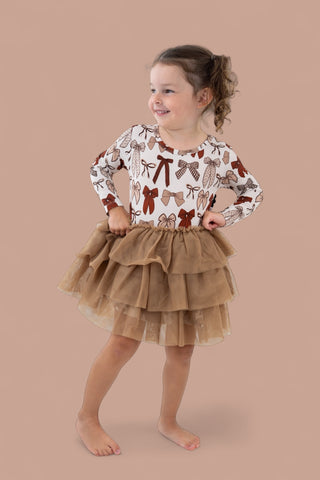 FALL FANCY LONG SLEEVE DREAM TUTU DRESS