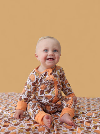 TURKEY & TOUCHDOWNS DREAM ROMPER