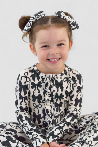 NEUTRAL BOWS DREAM RUFFLE ROMPER