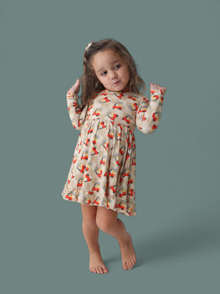 COZY COUPE CHRISTMAS DREAM RUFFLE DRESS