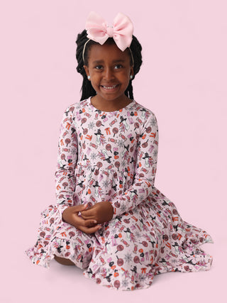 EXCLUSIVE BLAKELY'S MAGICAL HALLOWEEN DREAM RUFFLE DRESS