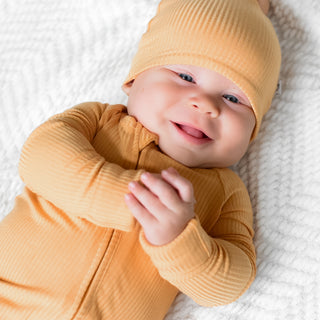 HONEY RIB DREAM SWADDLE & BEANIE