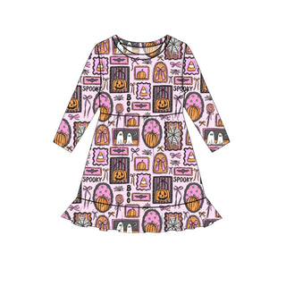 PRE-ORDER SPOOKY SWEETHEART DREAM RUFFLE DRESS (SHIPS END OF AUGUST)