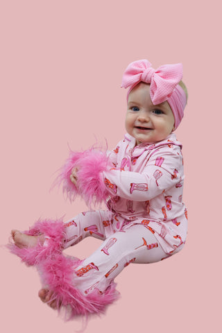 EXCLUSIVE YEE HAW HOLLIE GIRL'S FLARE FEATHERED DREAM SET