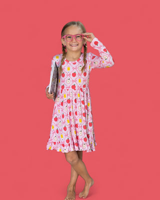 PENCILS & BOWS DREAM RUFFLE DRESS