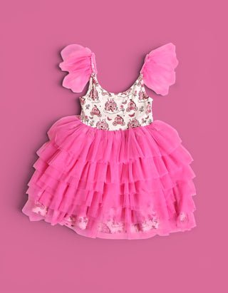 EXCLUSIVE FAIRYTAIL GARDEN DREAM TULLE SMOCKED TUTU DRESS