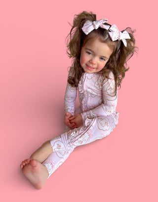 BUNNY BOW BLOSSOMS DREAM RUFFLE ROMPER