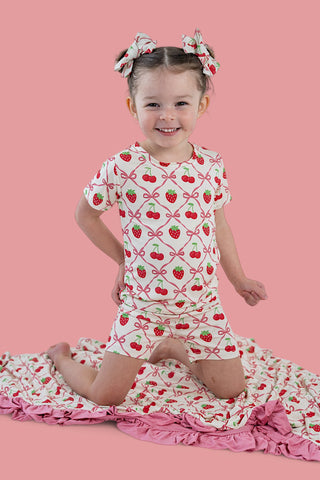 CHERRY BOW BERRY DREAM SHORT SET