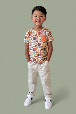 HAYRIDE AND HARVEST DREAM POCKET TEE