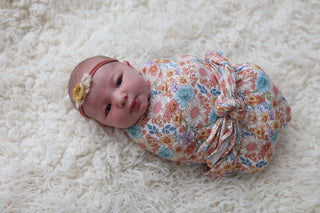 FLOWER FIELDS DREAM SWADDLE & BEANIE