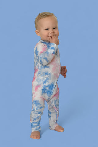 COTTON CANDY TIE DYE DREAM ROMPER