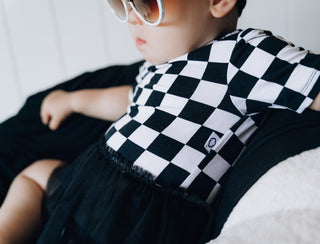 OREO CHECKERS DREAM TUTU BODYSUIT DRESS