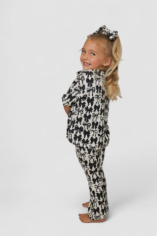 NEUTRAL BOWS DREAM GIRL'S FLARE SET