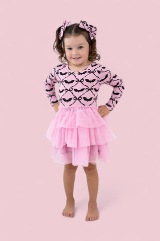 BATTY BOWS LONG SLEEVE DREAM TUTU DRESS