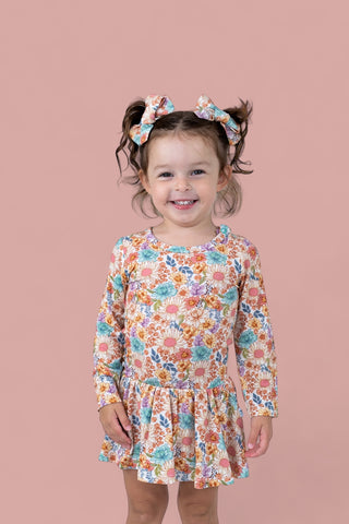 FLOWER FIELDS DREAM BODYSUIT DRESS