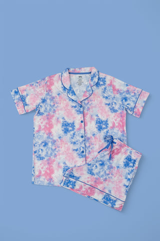 COTTON CANDY TIE DYE WOMEN’S DREAM SHORT SET