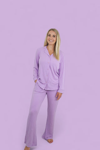 AMETHYST RIB WOMEN'S RELAXED FLARE DREAM SET