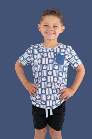 GRAND SLAM GRID DREAM POCKET TEE