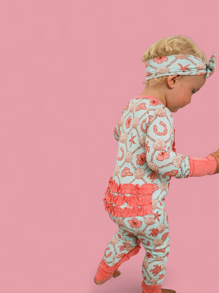 COASTAL COWGIRL DREAM RUFFLE ROMPER