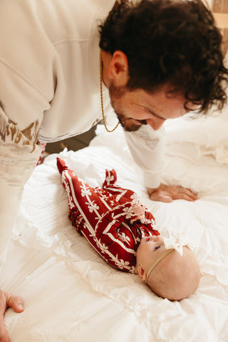 MISTLE-BOWS DREAM RUFFLE ROMPER