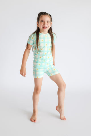 CITRUS GINGHAM DREAM SHORT SET