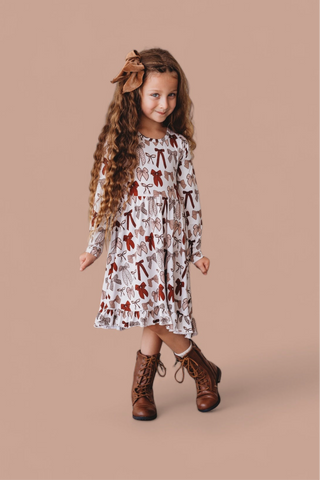 FALL FANCY DREAM RUFFLE DRESS