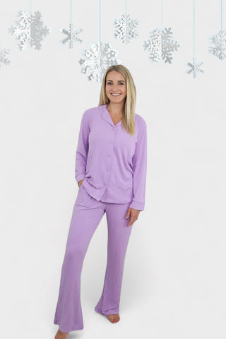 AMETHYST RIB WOMEN'S RELAXED FLARE DREAM SET