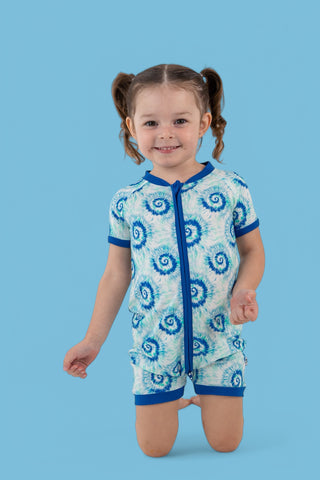 OCEAN WAVES TIE DYE DREAM SHORTIE