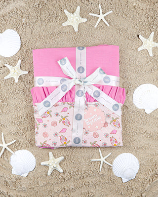 EXCLUSIVE LOVE YOUR SHELL DREAM RUFFLE BLANKET