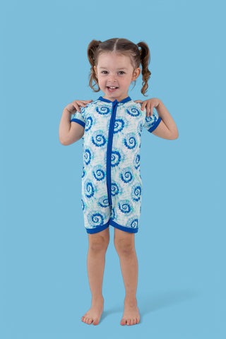 OCEAN WAVES TIE DYE DREAM SHORTIE