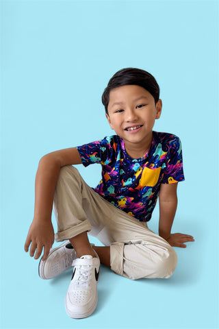 GLOWIN' GHOSTIES DREAM POCKET TEE