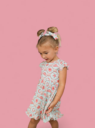 COASTAL COWGIRL CAP SLEEVE DREAM RUFFLE DRESS