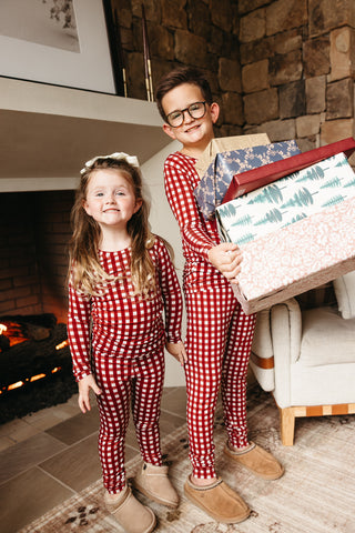 PEPPERMINT PLAID DREAM SET