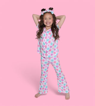 VIOLET FIELDS DREAM GIRL'S FLARE SET