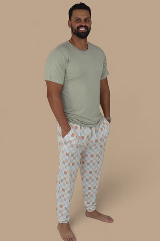 MUTED CHECKERS MEN'S DREAM JOGGER SET