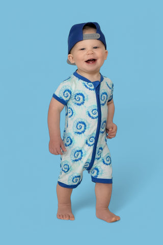 OCEAN WAVES TIE DYE DREAM SHORTIE