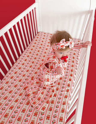 BERRY BEAR BLISS DREAM CRIB SHEET