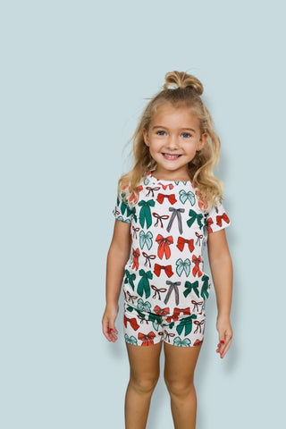 BE MERRY BOWS DREAM SHORT SET