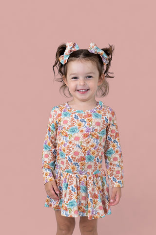 FLOWER FIELDS DREAM BODYSUIT DRESS