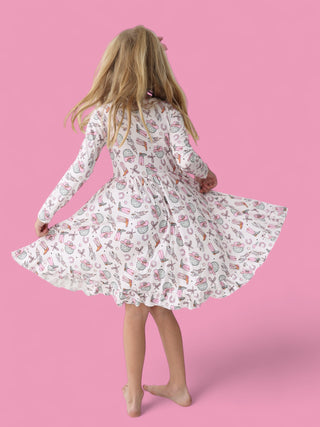 HOWDY 2025 DREAM RUFFLE DRESS