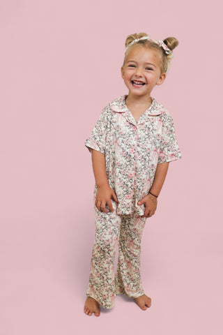 VICTORIAN BLOOM DREAM GIRL'S FLARE SET