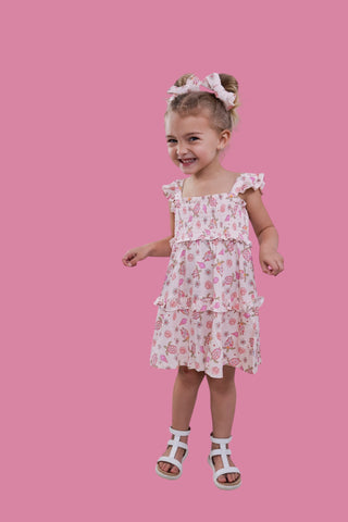 EXCLUSIVE LOVE YOUR SHELL DREAM SMOCKED BABYDOLL DRESS