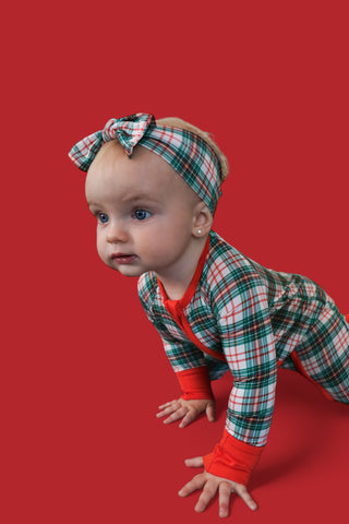 MERRY TARTAN DREAM ROMPER