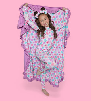 VIOLET FIELDS DREAM BOW HAIR CLIPS